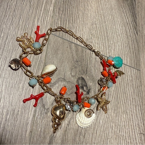 House of Harlow Seashell Beach Themed Bag Charm - Picture 3 of 3